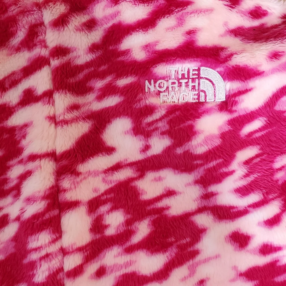 Girls the north face osilita full zip jacket pink outdoors Activewear Cozy Ski